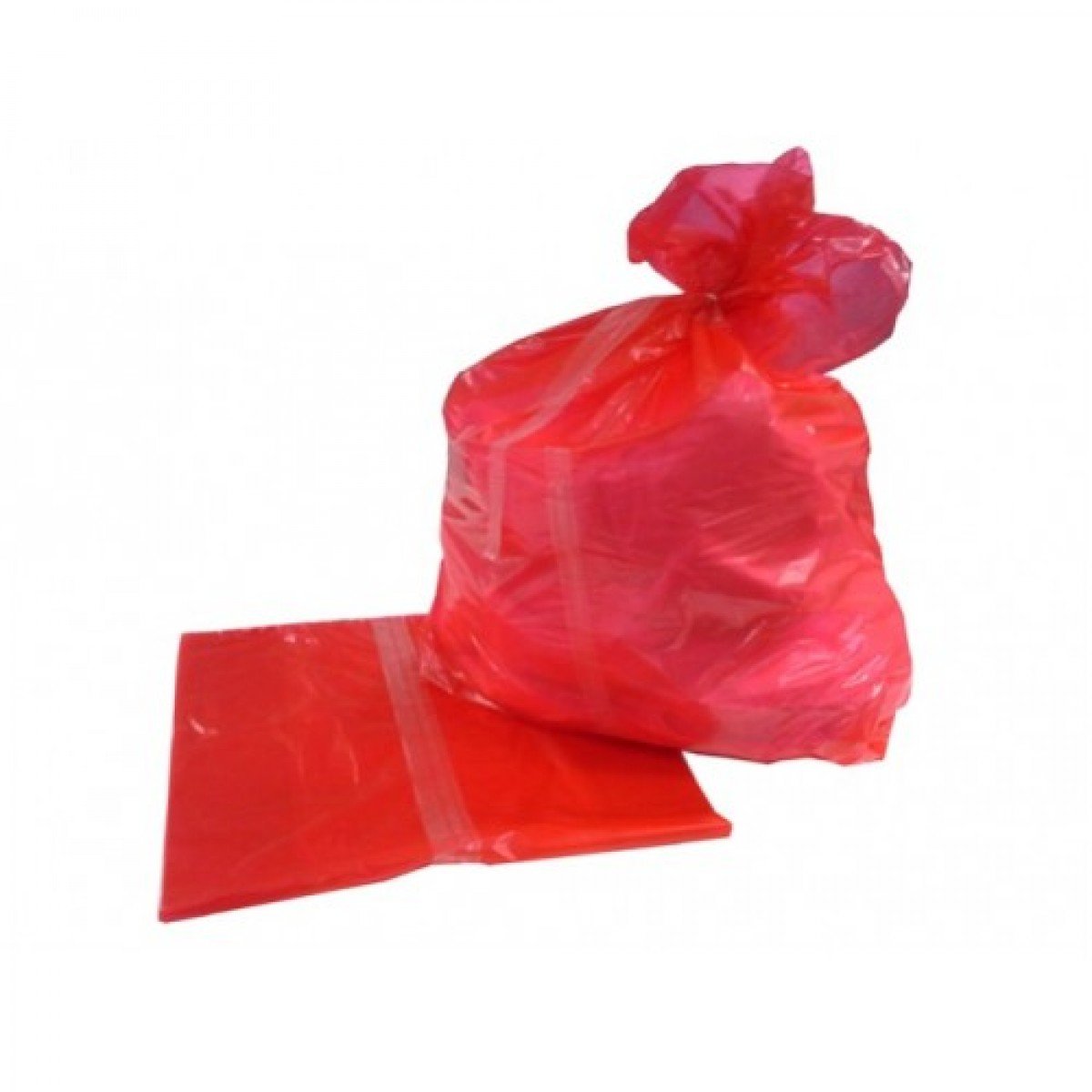 RED SOLUBLE SEAM LAUNDRY BAGS, CTN 200