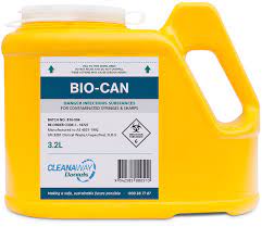 Disposable Sharps Container Yellow 3.2L Each