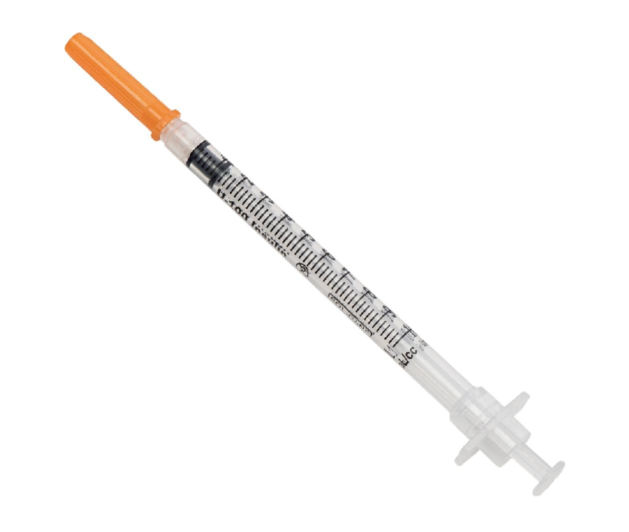 Multigate Insulin Safety Syringe 1mL 29gx8mm BOX 100