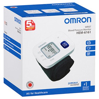 Omron Hem6161 Bpm Wrist Monitor Each