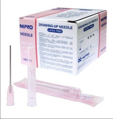 Nipro Needle 18gx1 1/2" (38 Mm) Blunt BOX 100