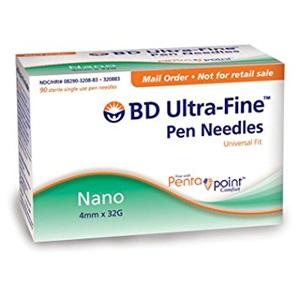 Bd Ultrafine Pen Needle 32gx4mm BOX 100