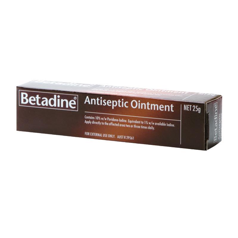 BETADINE ANTISEPTIC OINTMENT 25G EACH