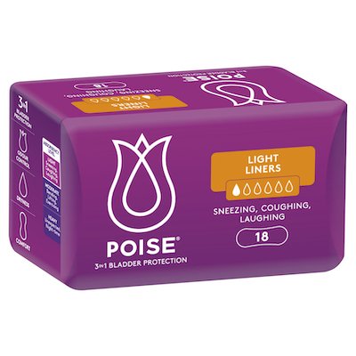 Poise Light Liners 91673 PKT 18