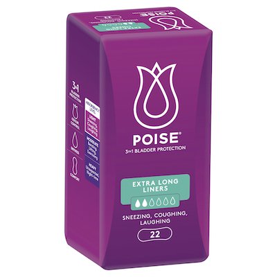 Poise Extra Long Liners 1859 PKT 22