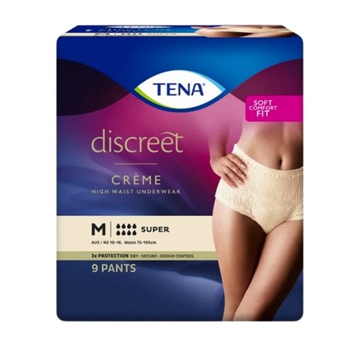 Tena Pants Discreet Creme Medium (9 X 2) CTN 18