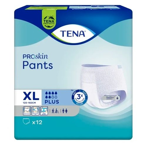 Tena Pants Plus X-Large PKT 12