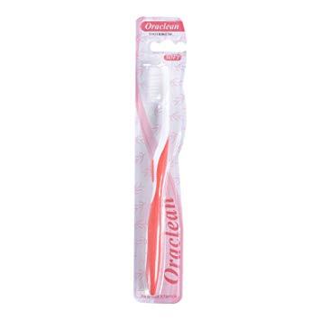 Oraclean Soft Bendable Toothbrush Red Each