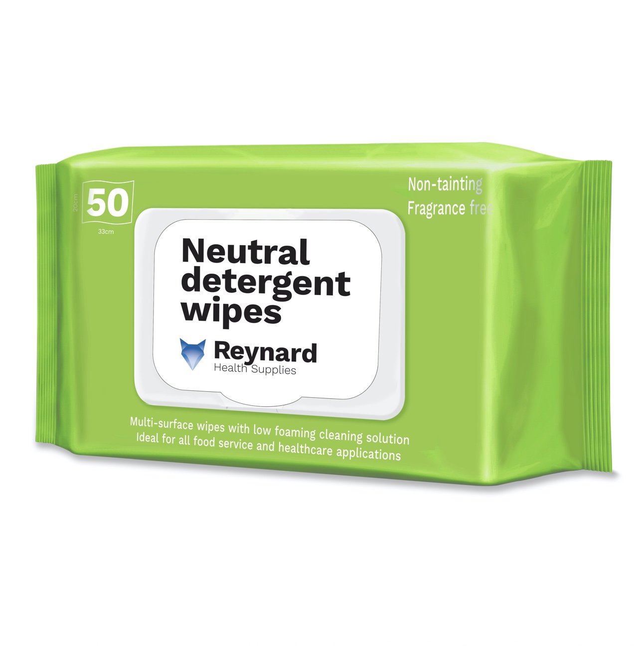 Reynard Neutral Detergent Wipes PKT 50
