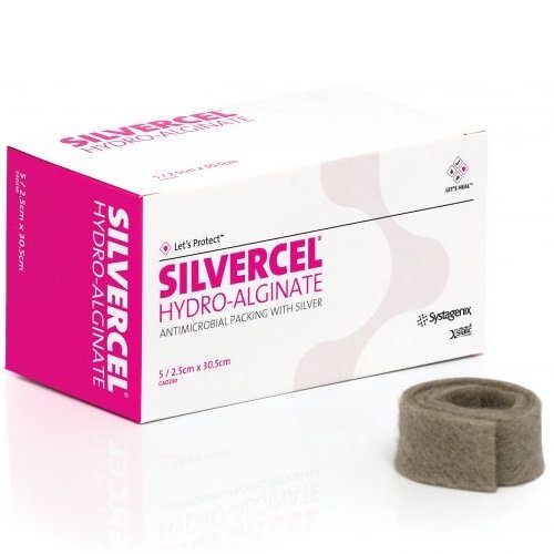Silvercel Na Dressing Rope 2.5cm X 30.5cm Each