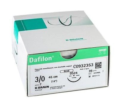 DAFILON 3/0 DS19 BLUE 45CM, BOX 36
