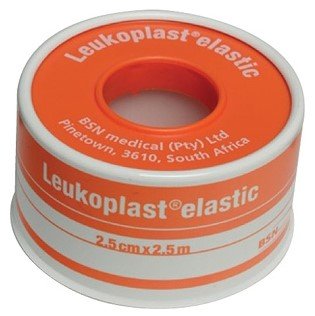 Leukoplast Elastic Tape Tan 2.5cmx2.5m, Each