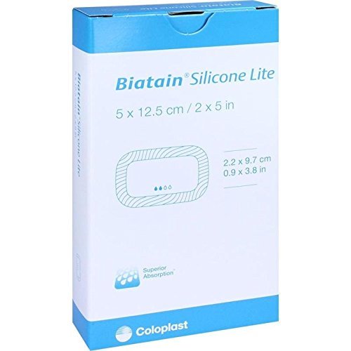 BIATAIN SILICONE LITE FOAM 5CMx12.5CM BOX 5