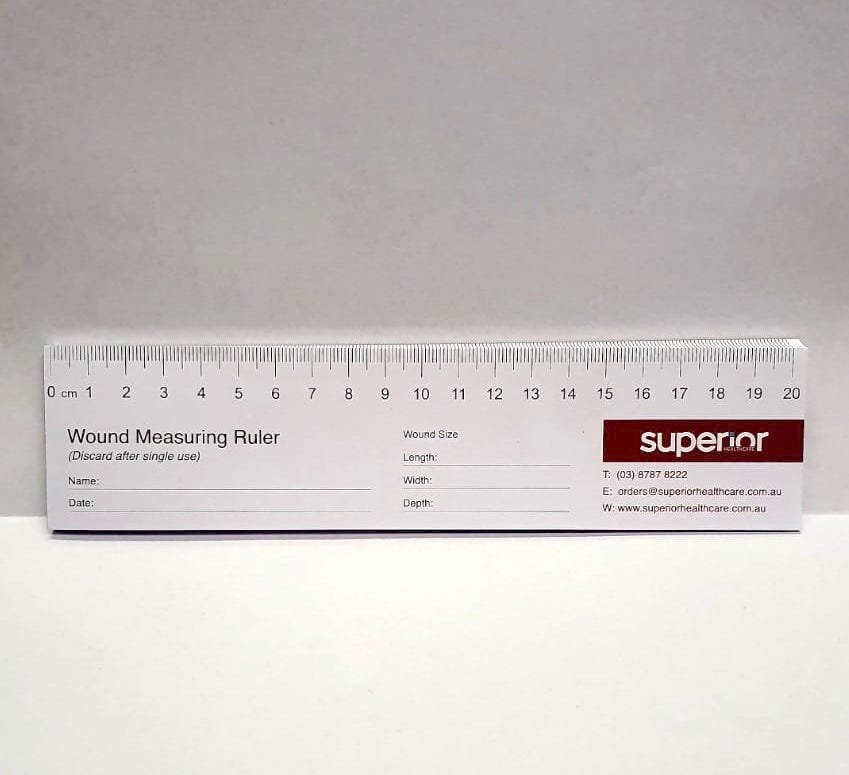 WOUND MEASUREMENT GUIDE 200MM PKT 50