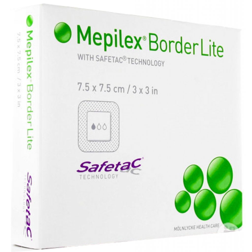 MEPILEX BORDER FLEX LITE 7.5CMx7.5CM BOX 5