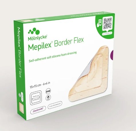 Mepilex Border Flex 15cm X 15cm BOX 10