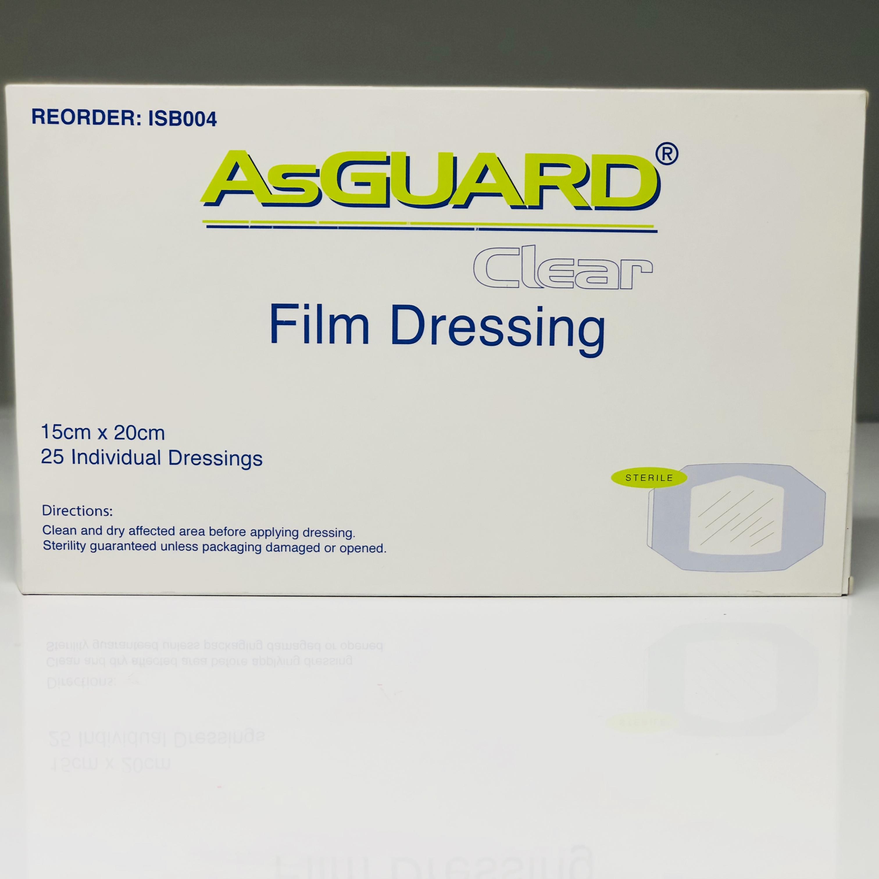 ASGUARD CLEAR+ FILM ISLAND 15CMx20CM BOX 25