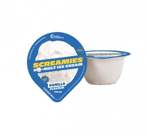 Flavour Creations Screamies Vanilla Ice Cream 3Kcal 120g BOX 36