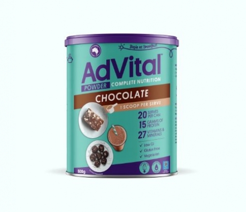Advital Powder Complete Nutrition Choc 500gm Each