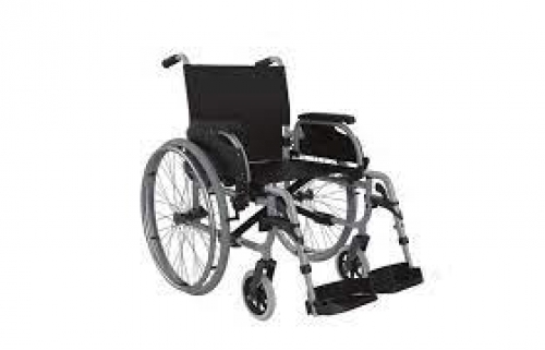 Aspire Wheelchair Folding 500mm 140kg, Each