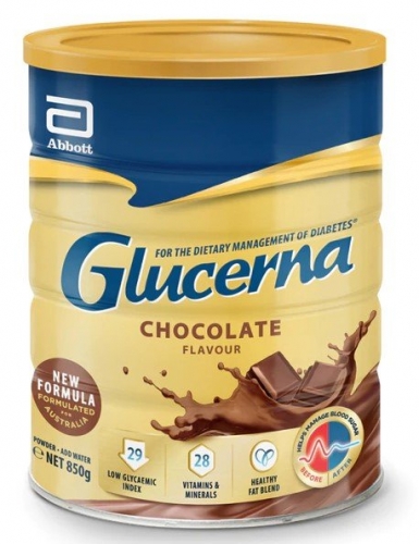 Glucerna Chocolate 850gr Can, Each