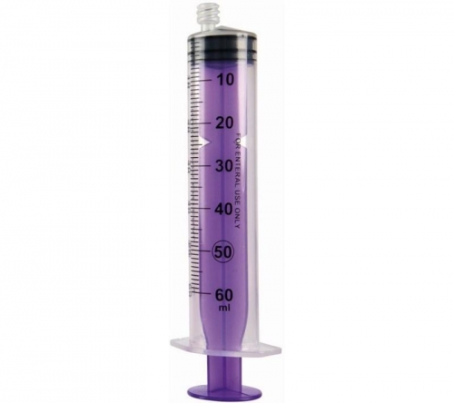 Enfit Enteral Syringe 60mL 14 Day Use (Reusable) Each