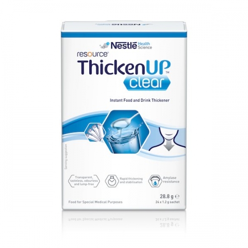 RESOURCE THICKEN UP CLEAR SACHETS 1.2G, BOX 24