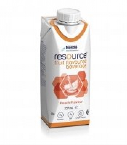 RESOURCE FRUIT BEVERAGE PEACH 237ML BOX 24 (NESTLE OUT OF STOCK - STOCK DUE MARC