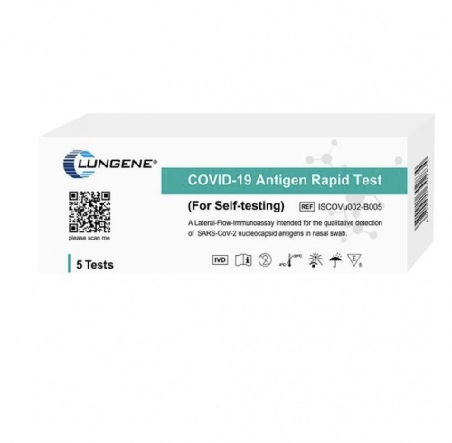 Clungene (COVID-19) Rapid Antigen Self Test (RAT) 5 Pack - Click for more info