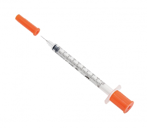 Insulin Syringe Standard 1mL 29gx8mm BOX 100