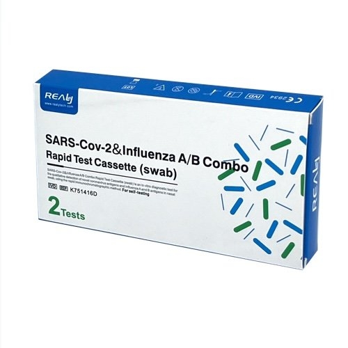 REALY COVID and Influenza COMBO Rapid Antigen Test 2 PACK