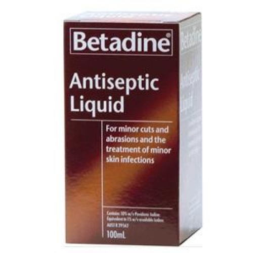 Betadine Antiseptic Liquid 100mL Each
