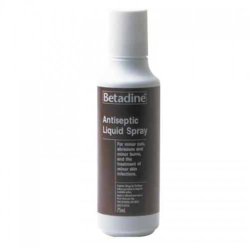 Betadine Antiseptic Spray 75mL, Each