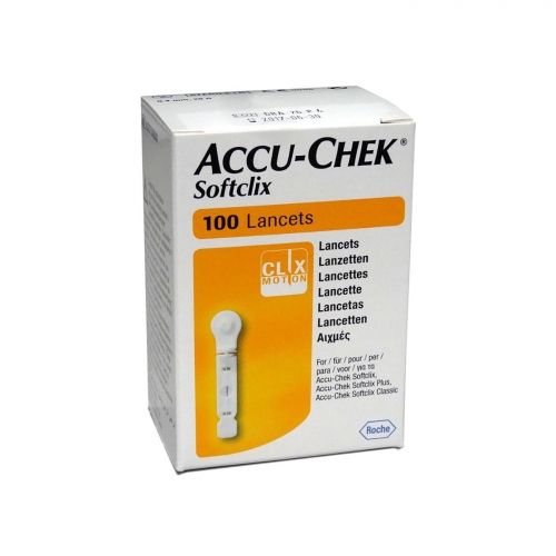 ACCU-CHEK SOFTCLIX LANCETS BOX 100