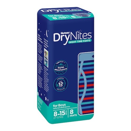 Drynites Pants Boy 8-15 Year Old PKT 10