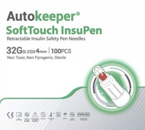 SoftTouch InsuPen Autoshield 32G x 4mm BOX 100