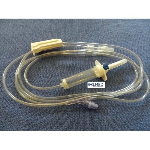 INFUSION SET WITH INJECTION SITE 220CM EACH