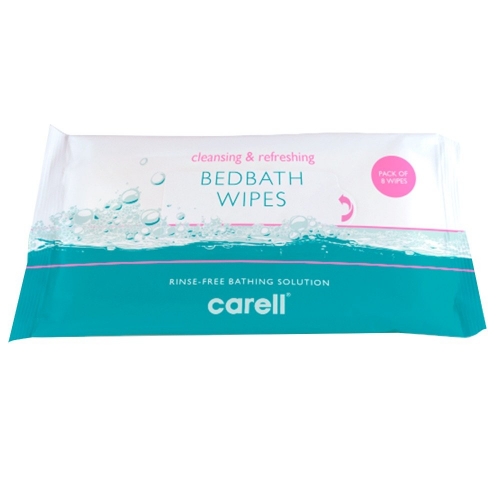 Carell Bed Bath Wipes PKT 8