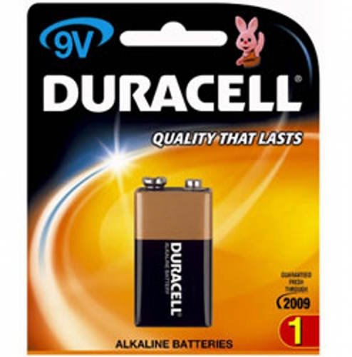 Battery Duracell 9V, Each