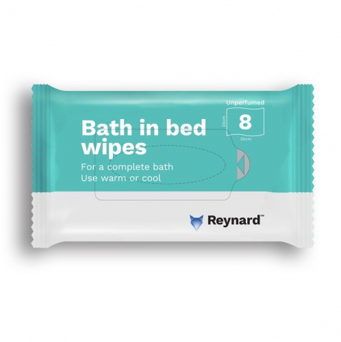 REYNARD BATH IN BED WIPES PKT 8