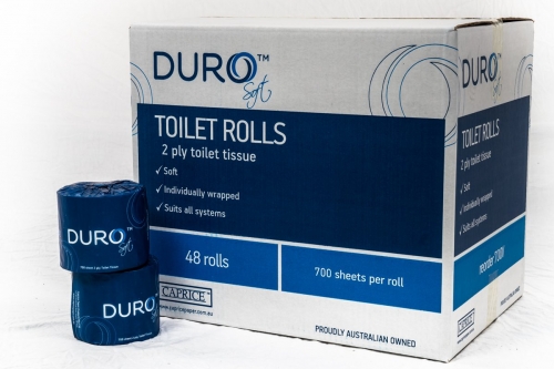Duro Toilet Paper Roll 2Ply 700 Sheet CTN 48