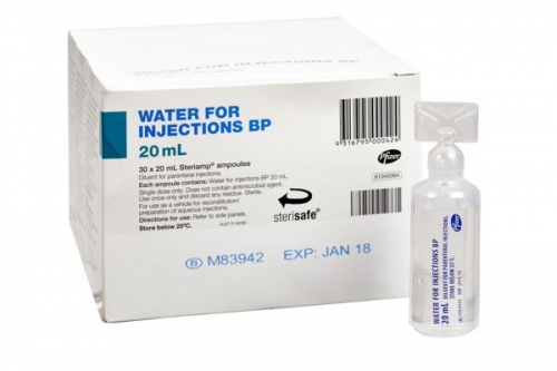 Water For Injection 20mL BOX 20