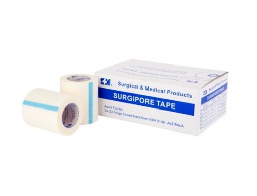 Aaxis Surgipore Hypoallergenic Paper Tape 2.5cmx9.1m Each