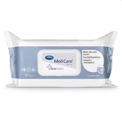 Molicare Skin Cleansing Tissues Wipes Pack 50