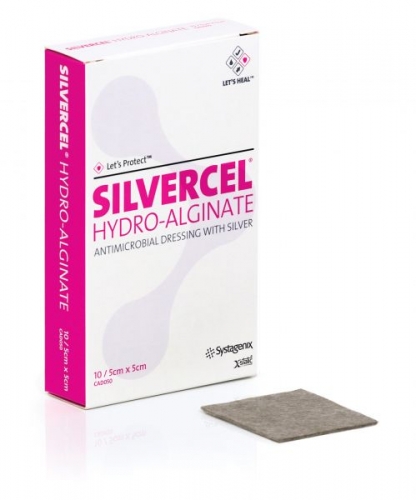 Silvercel Dressing 5cm X 5cm BOX Of 10