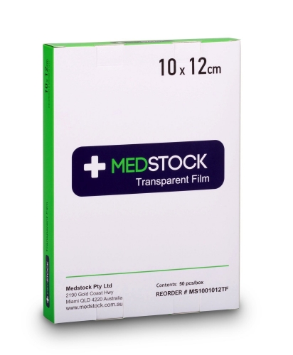 Medstock Transparent Film Sterile 10cmx12cm BOX 50
