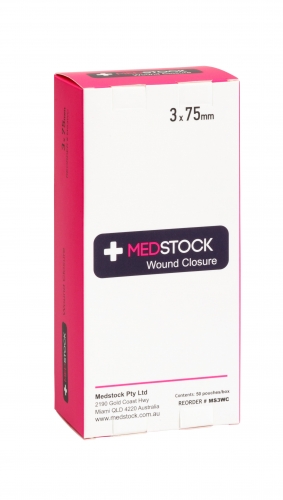 Medstock Wound Closure Strip 3Mmx75mm BOX 50