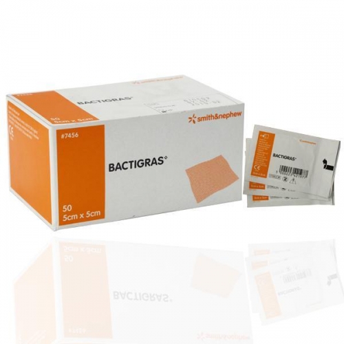 Bactigras 5cmx5cm BOX 50